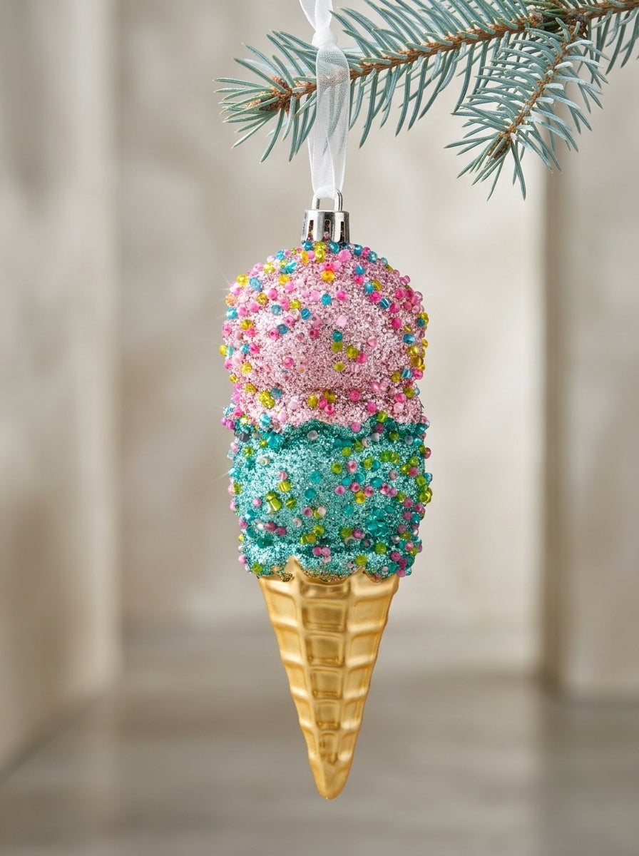 Pink Ice Cream Yılbaşı Ağaç Süsü