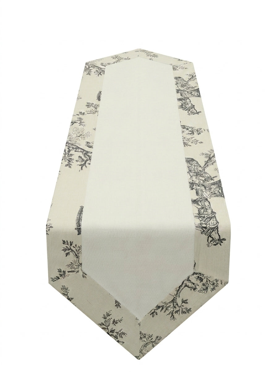 Toilea Charcoal Panel Runner
