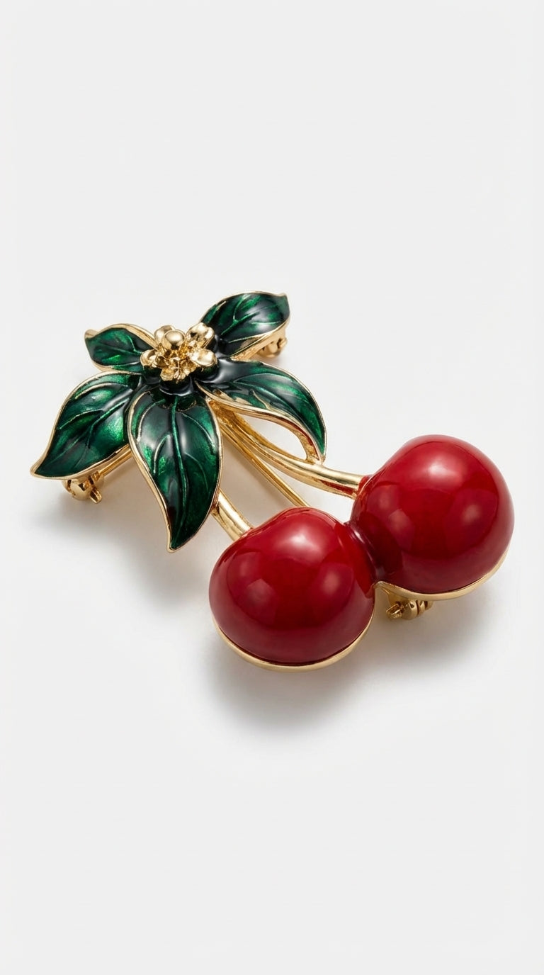 Cherry Brooch
