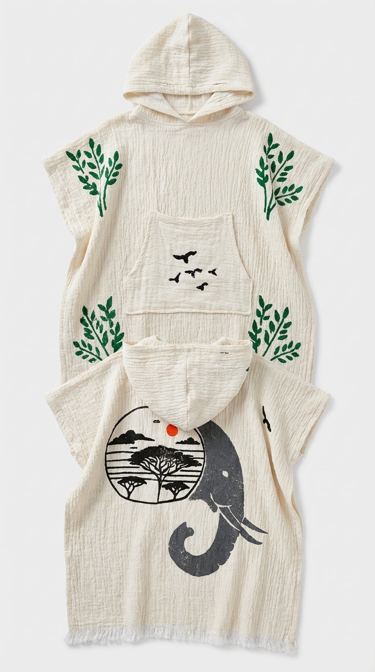 Children's Sunset Spirit Poncho