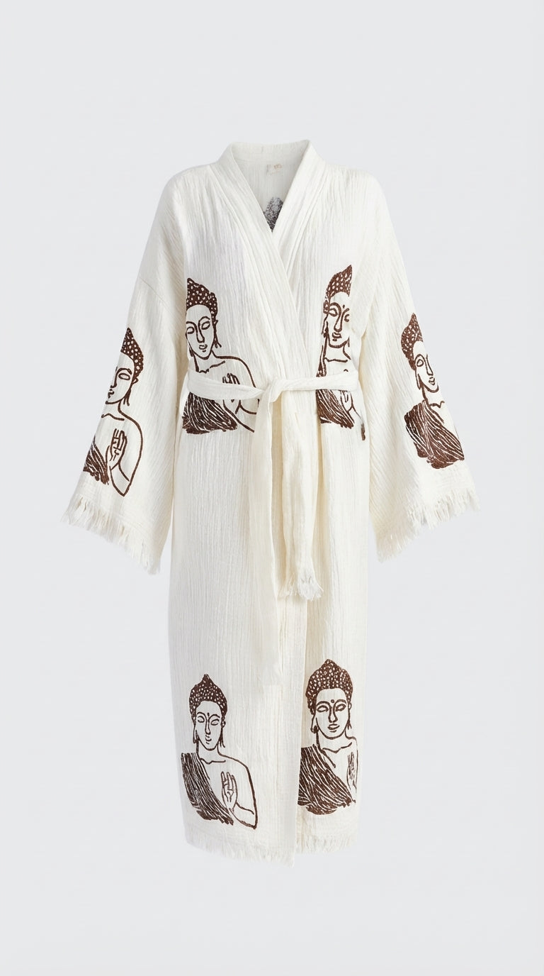 Natural Serenity Buddha Kimono