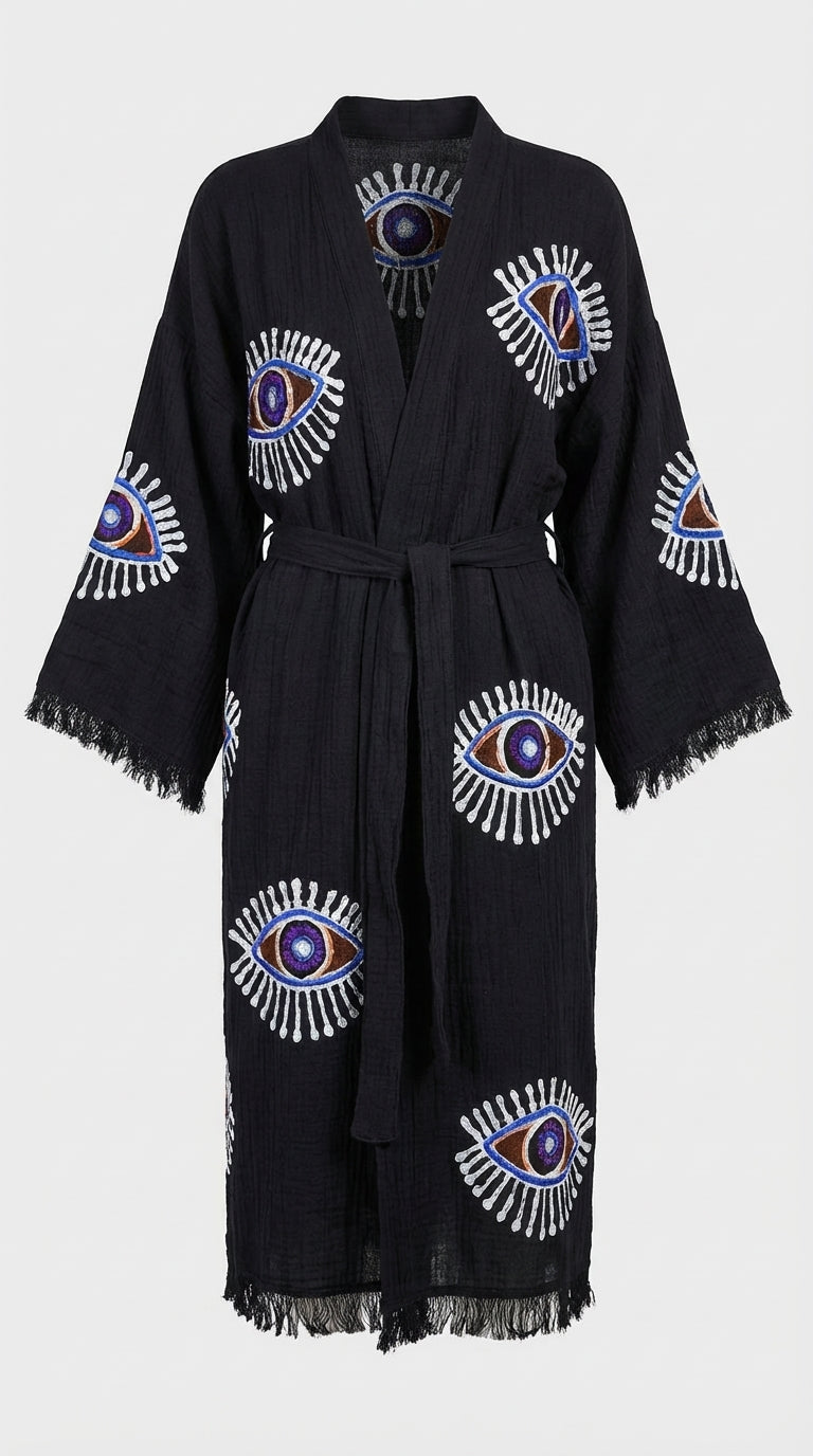 Black VisionGuard Kimono