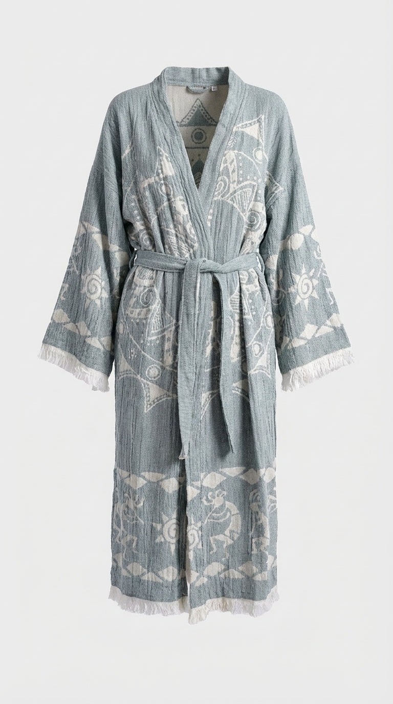 Grey Dreamcatcher Kimono