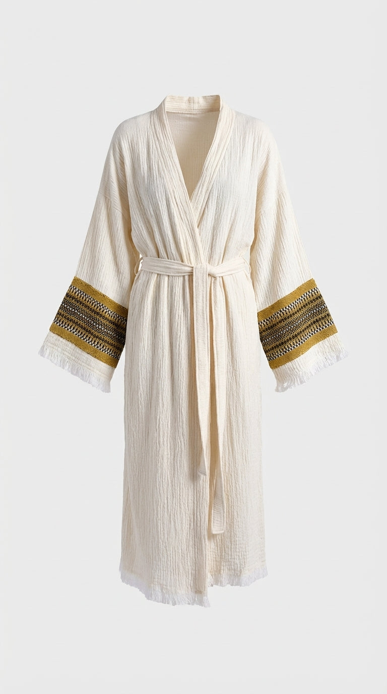 Natural Symbol Nomad Kimono- Altın ton