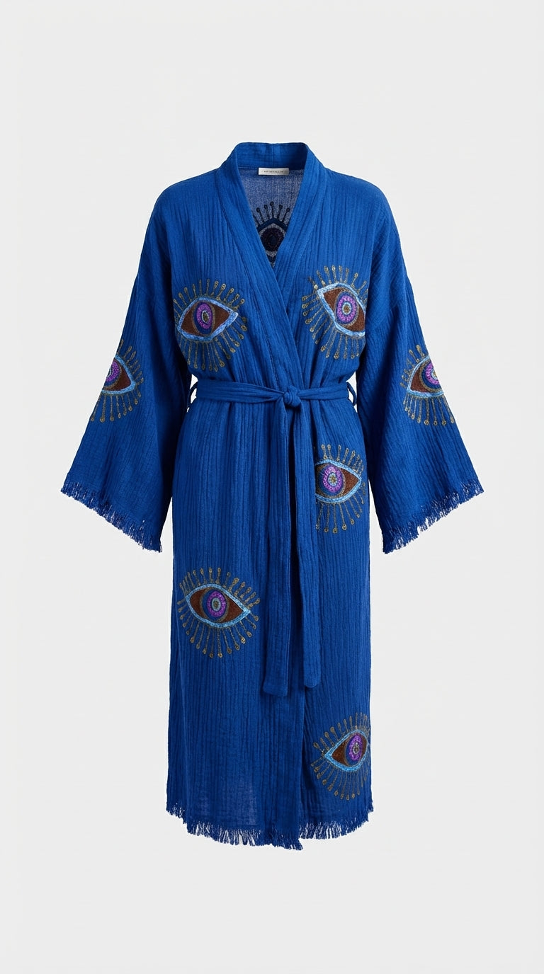 Blue VisionGuard Kimono
