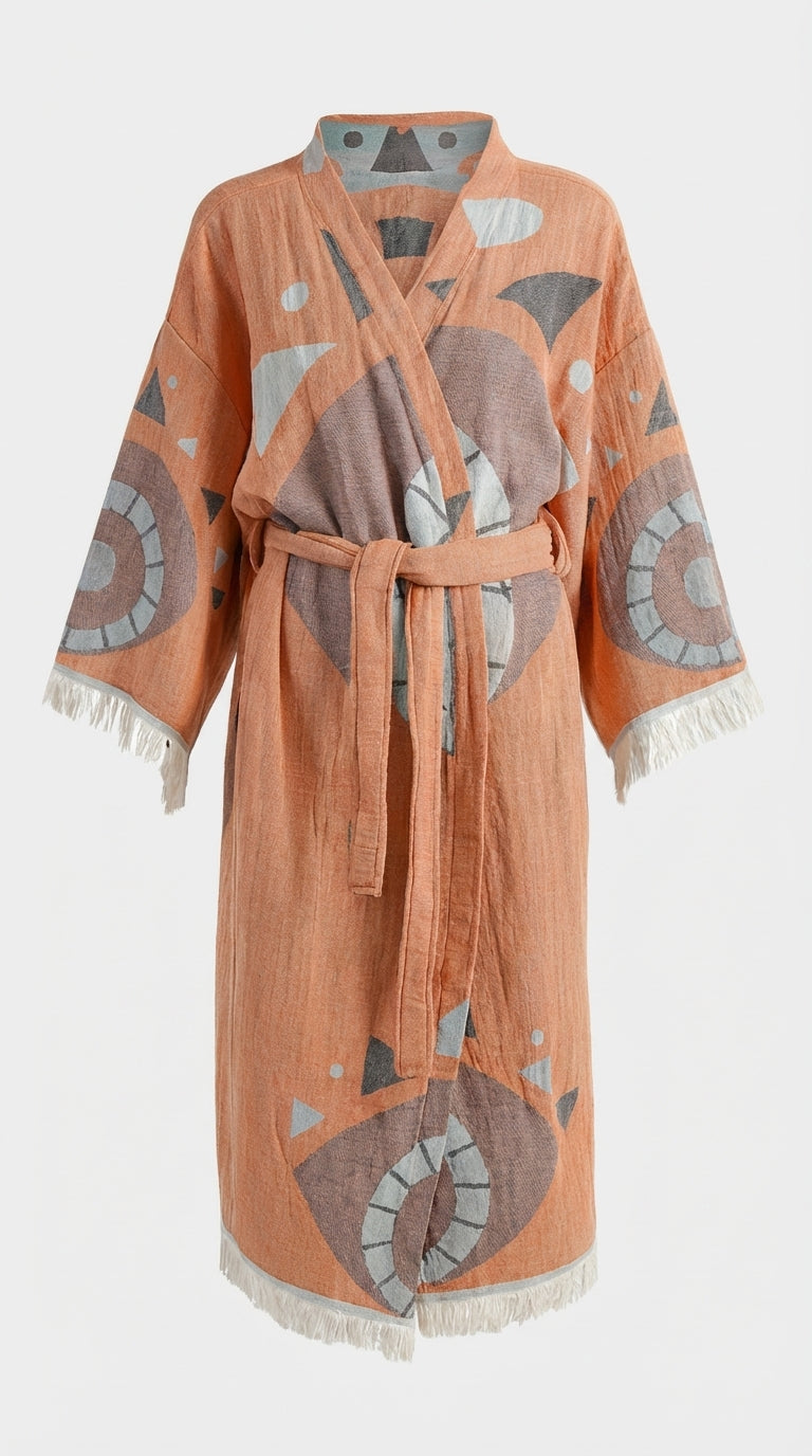 Brick Evil Eye Kimono
