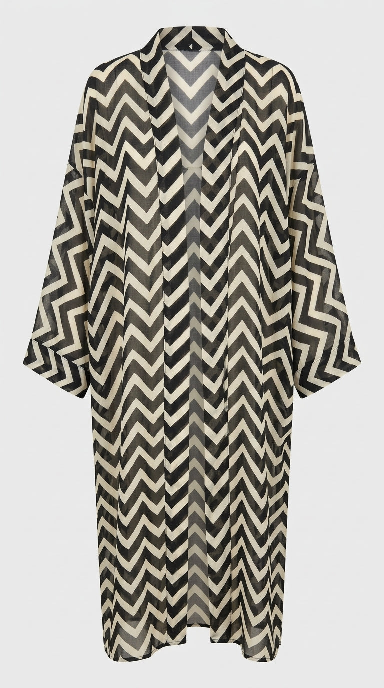 MISKA Noir Kimono