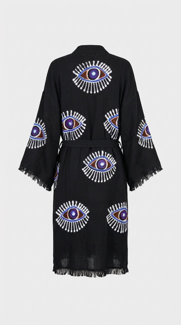 Black VisionGuard Kimono