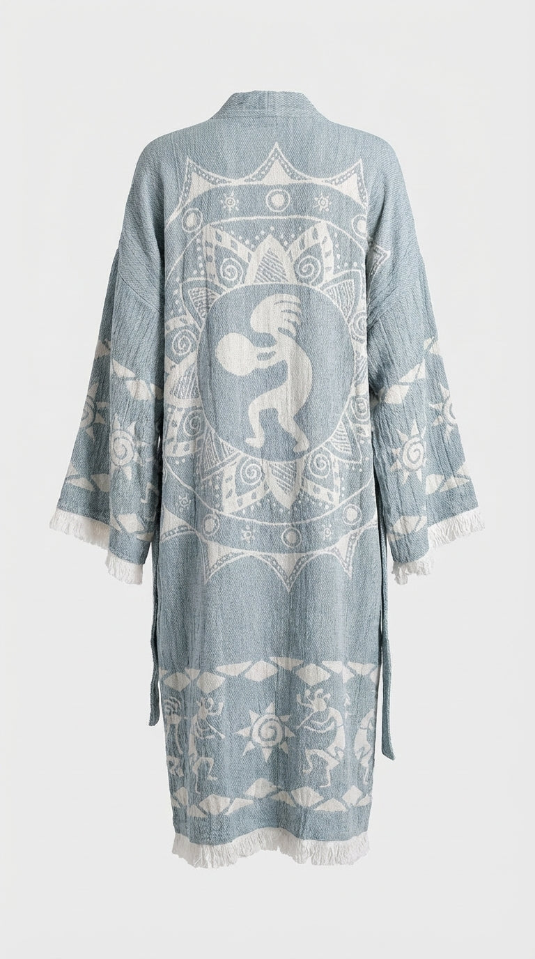 Gray Dreamcatcher Kimono