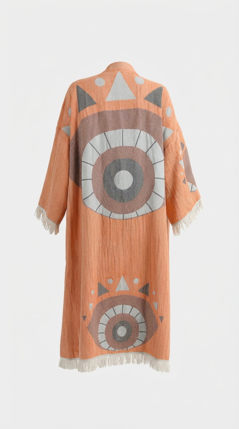 Brick Evil Eye Kimono