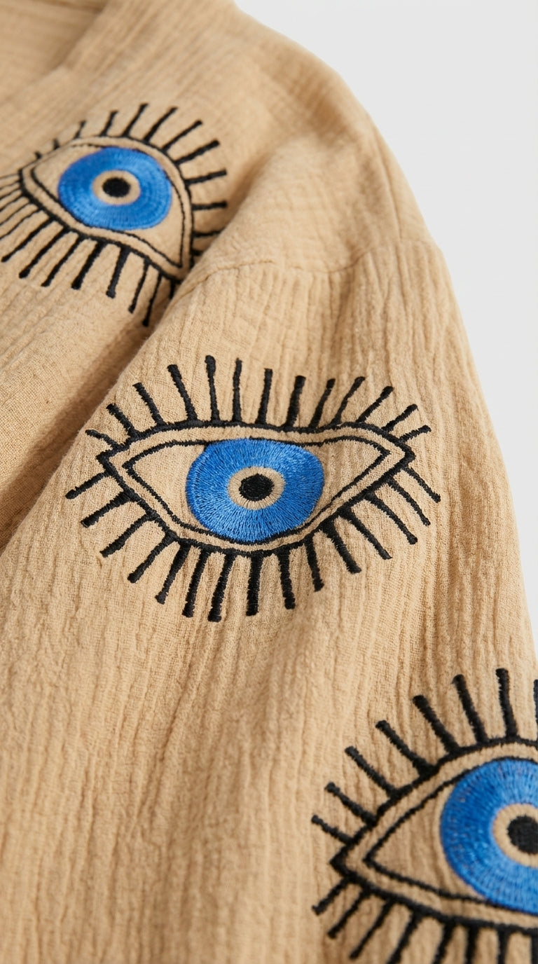 Beige VisionGuard Kimono
