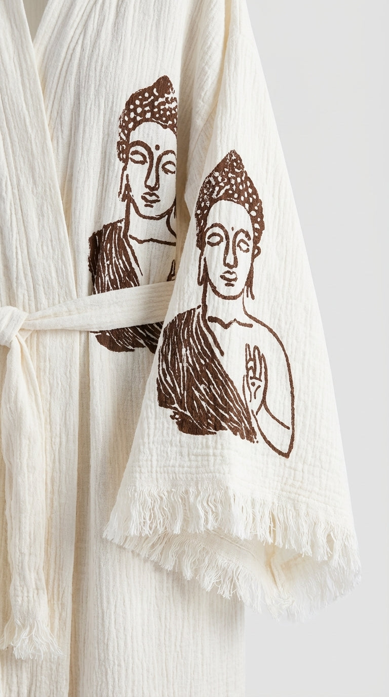 Natural Serenity Buddha Kimono