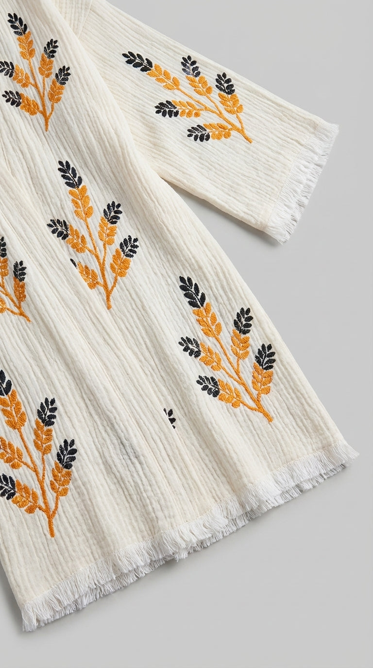 Golden Wheat Kimono