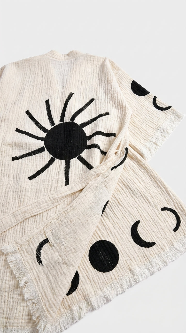 Full Moon Whisper Kimono
