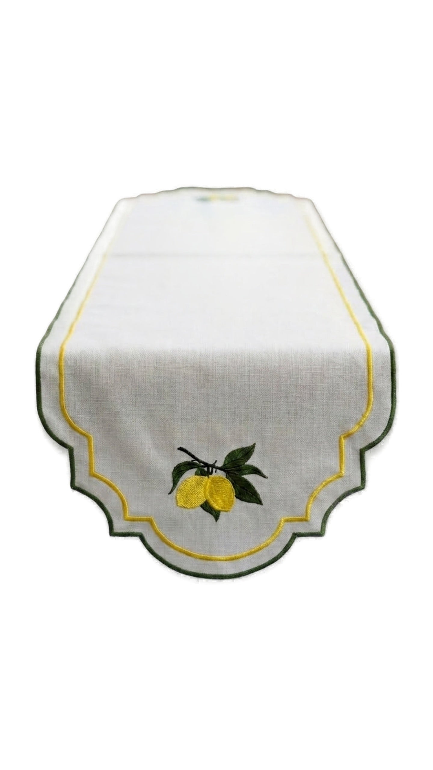 Limoncello Embroidered Runner