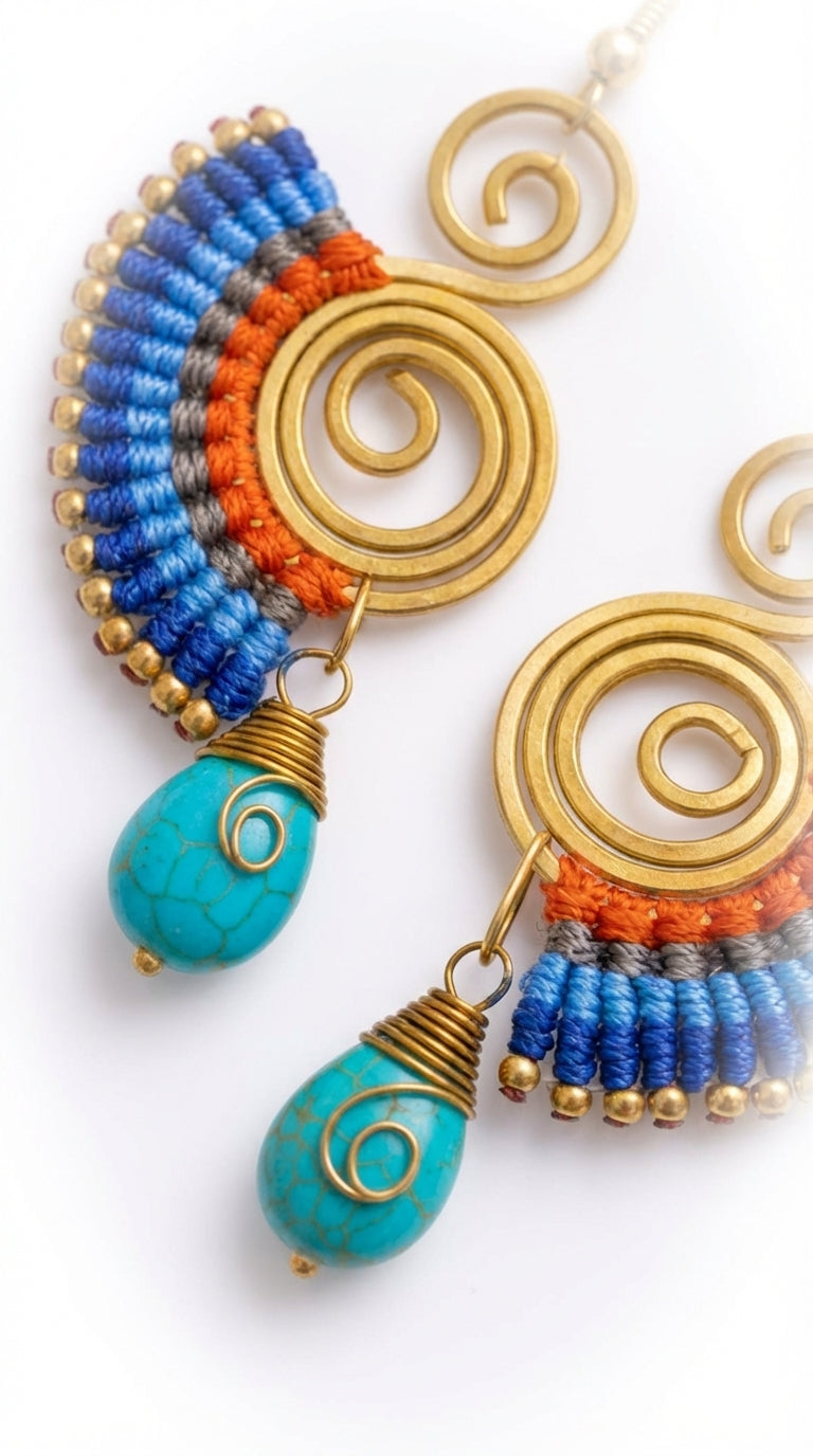 Nomad Arc Azure Küpe