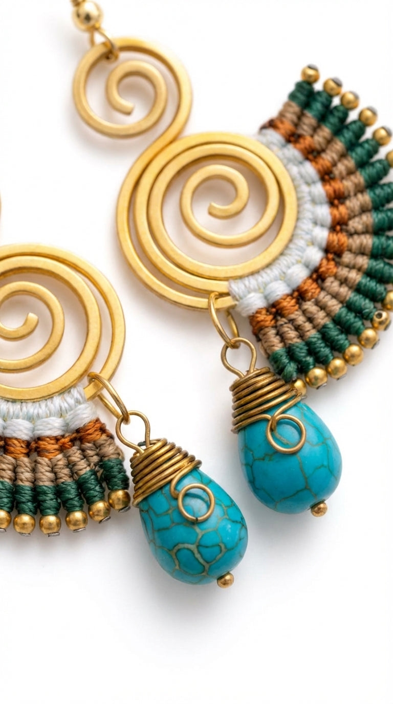 Nomad Arc Terra Earrings