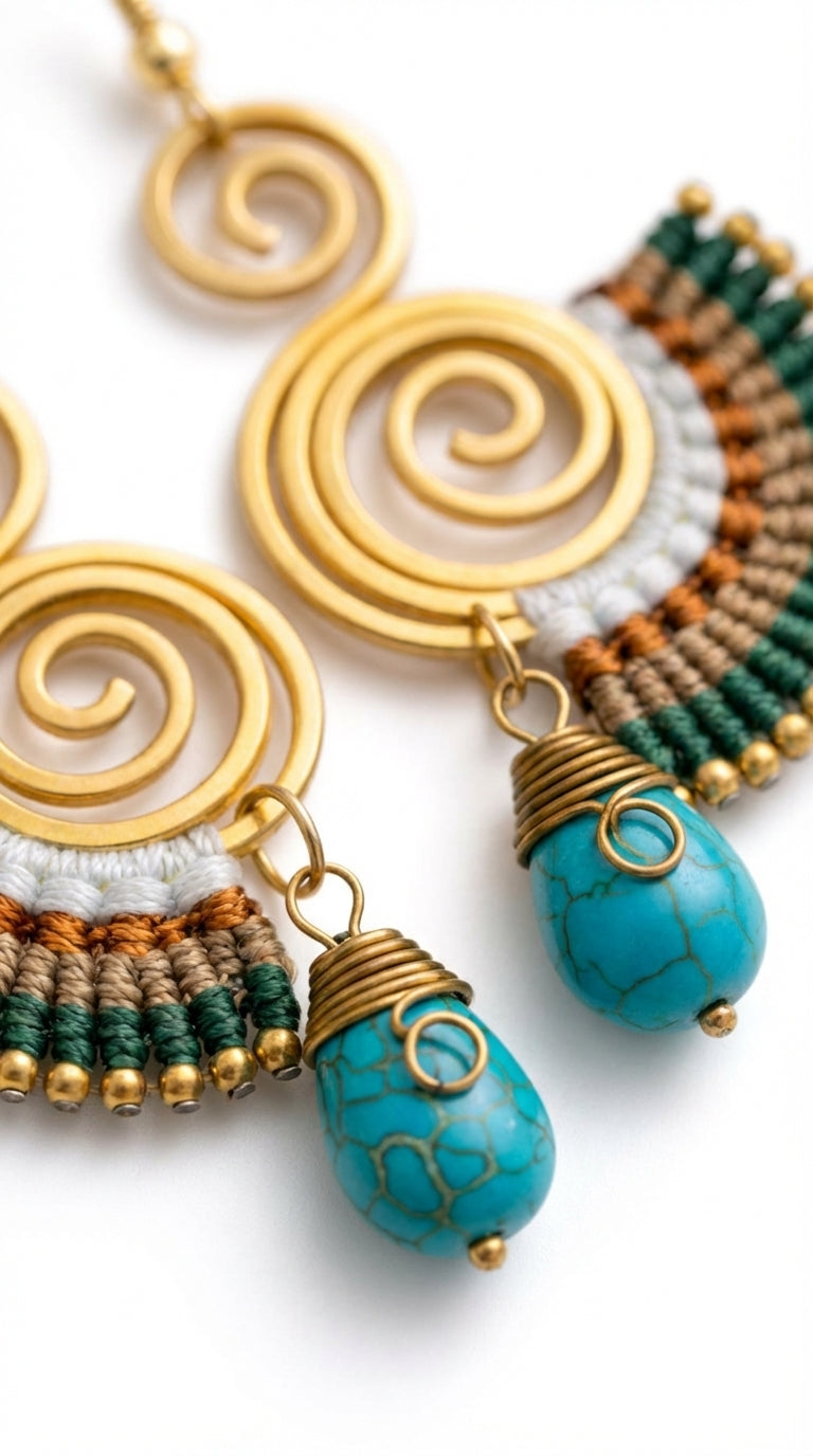 Nomad Arc Terra Earrings