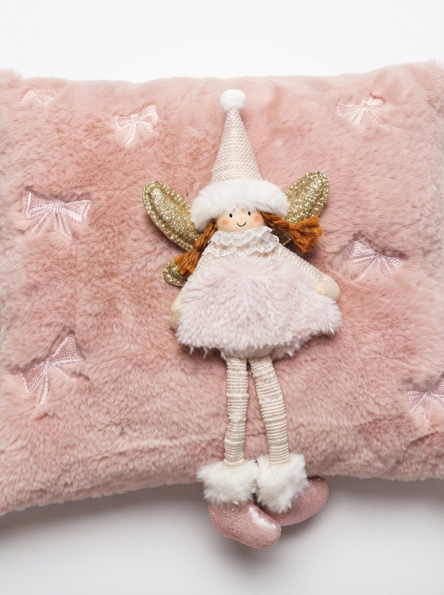 Blush Angel Dekoratif Yılbaşı Yastığı 35 x 35 CM