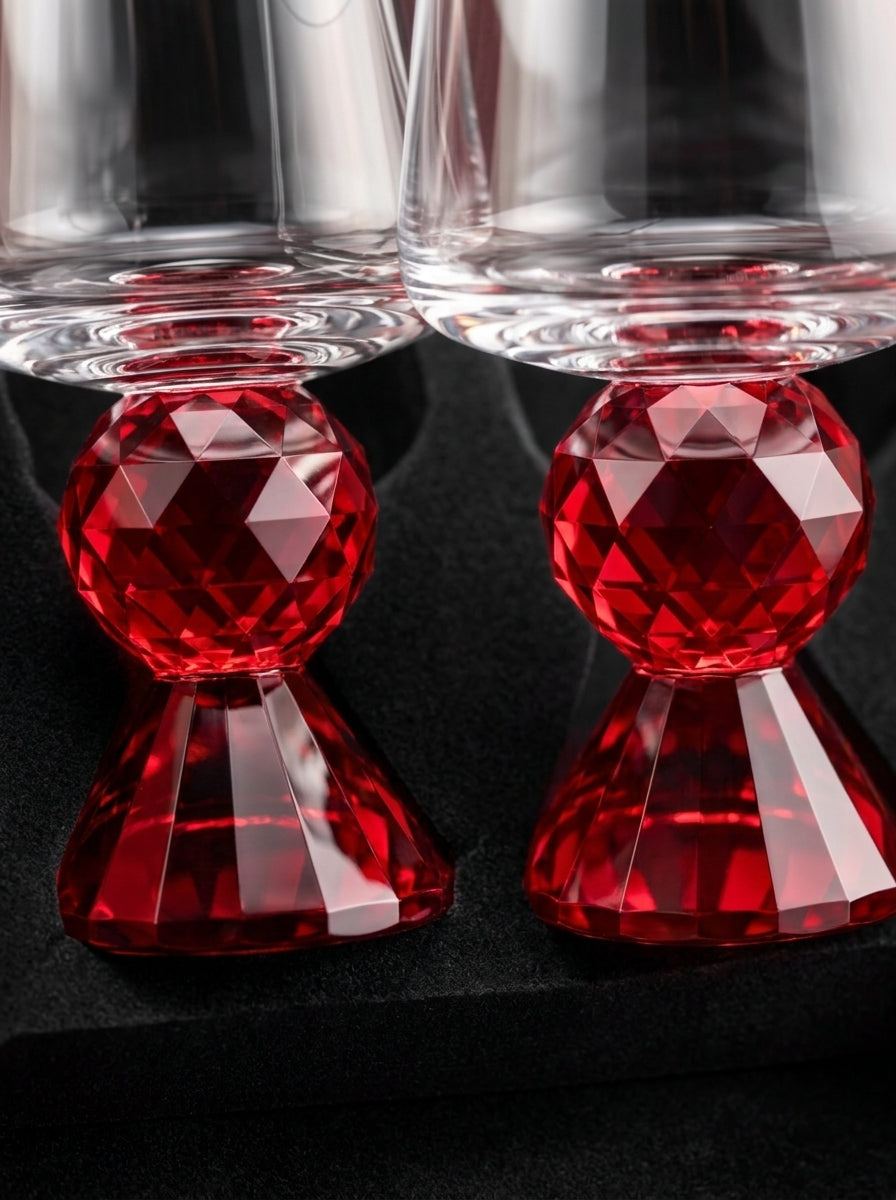 Christmas Classics – Ruby Ruby Lumi İkili Kristal Bardak Seti