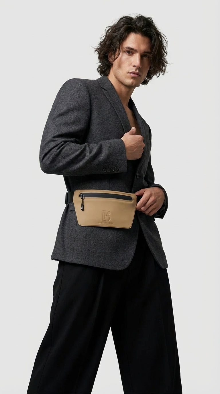 Camel Slant Waist Bag