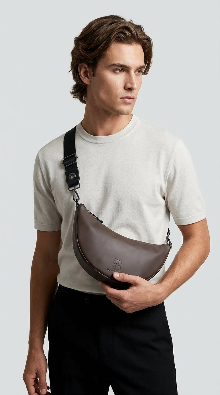 Mocha (Brown) Drift Crossbody Bag