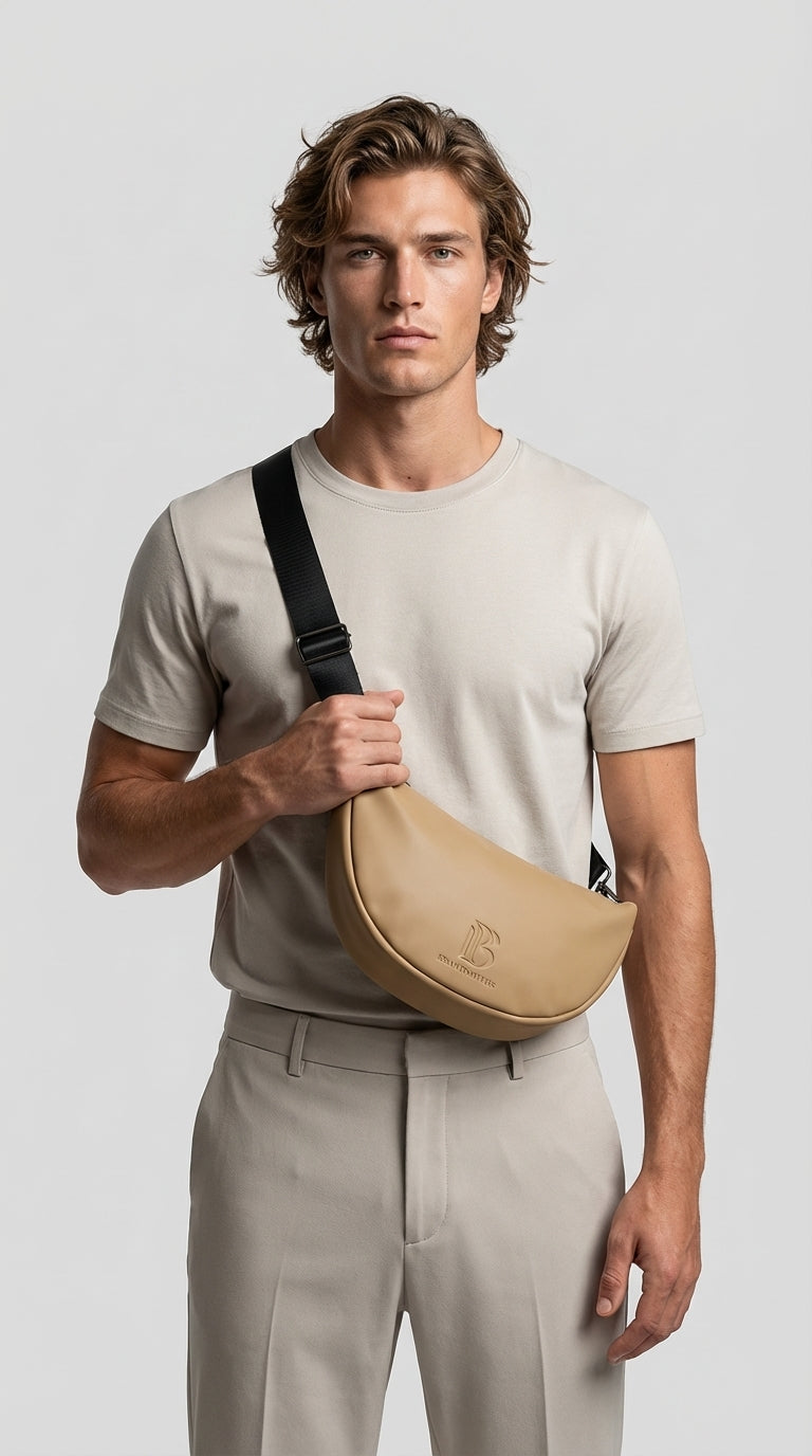 Camel Drift Crossbody Bag