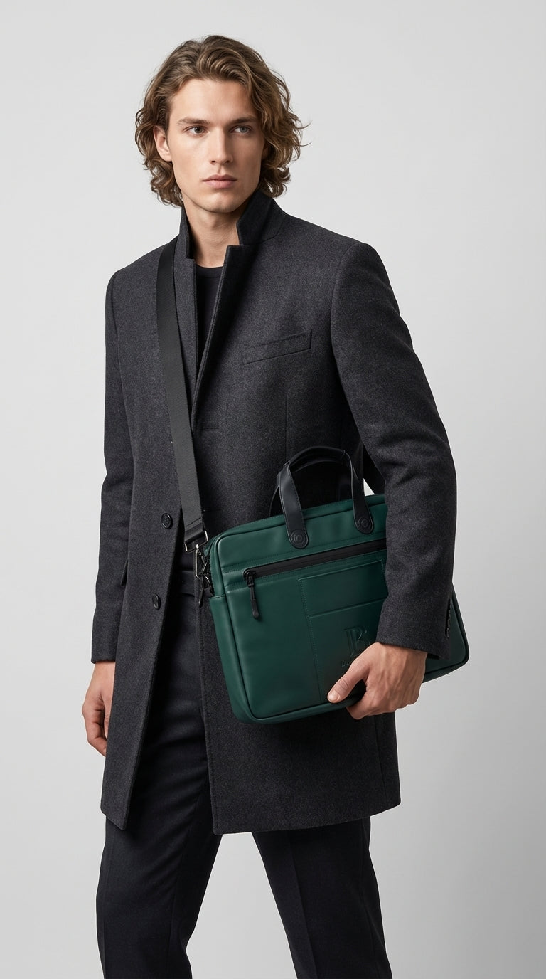 Olive Green Align Laptop Bag