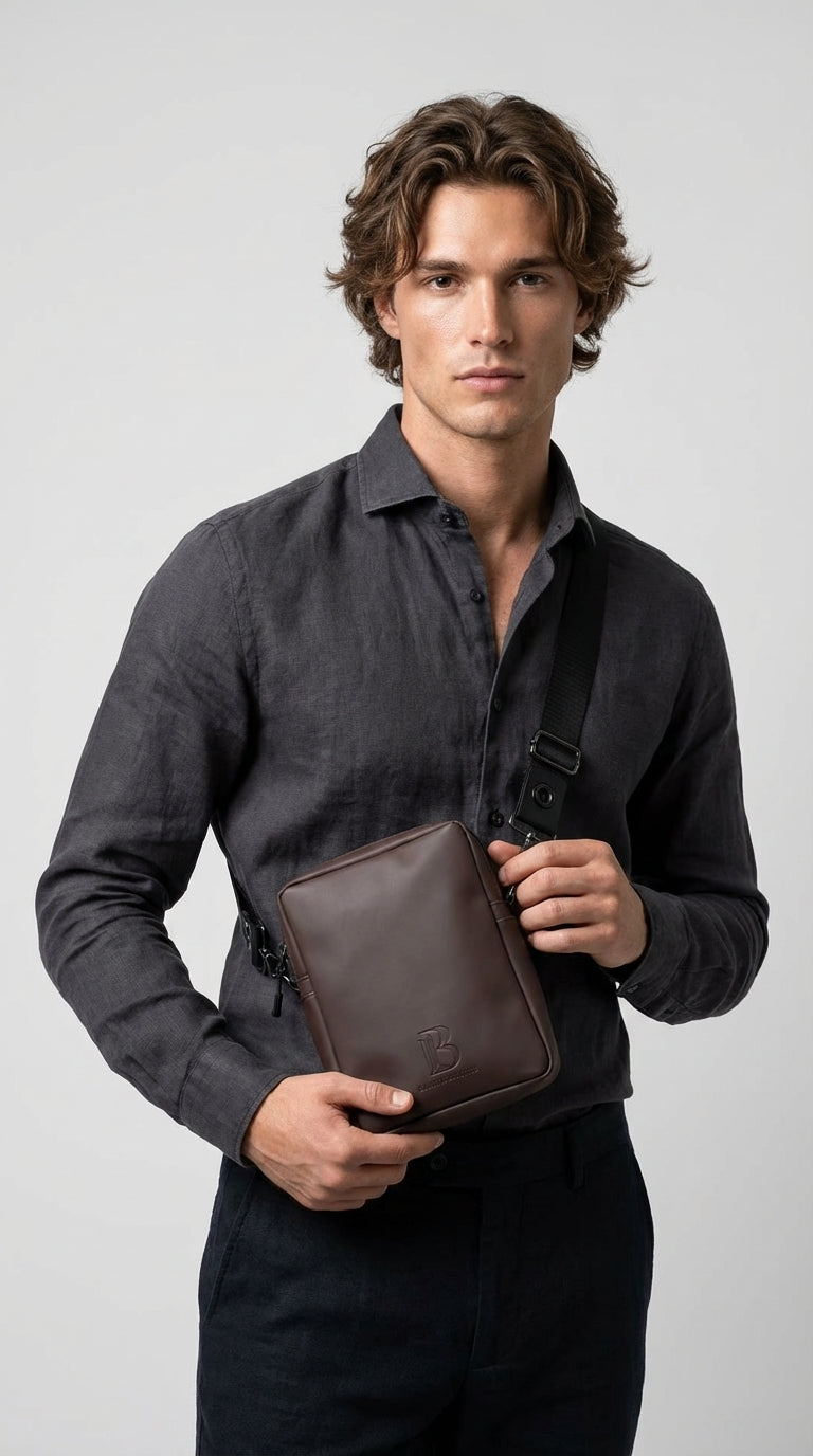 Mocha (Brown) Glow Elegant Shoulder Bag