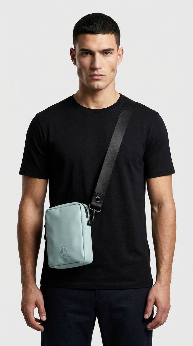 Sage Green Glow Elegant Shoulder Bag