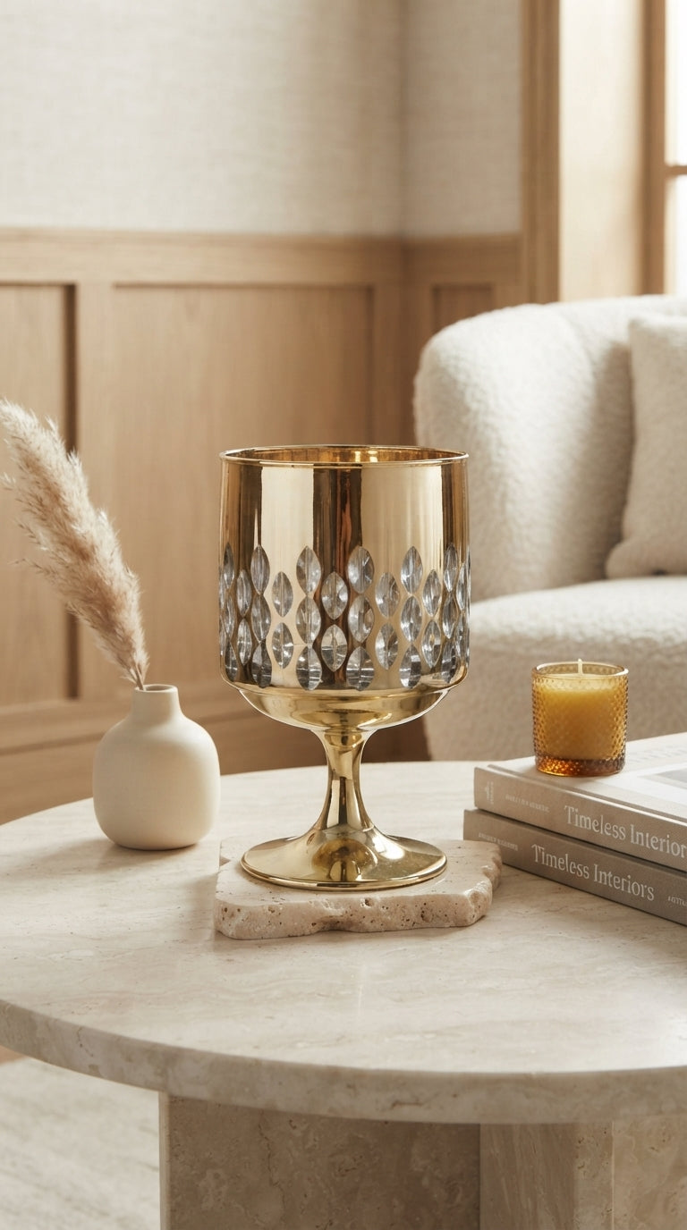 Eclat Nova Gold Kristal Kadeh 270 cc