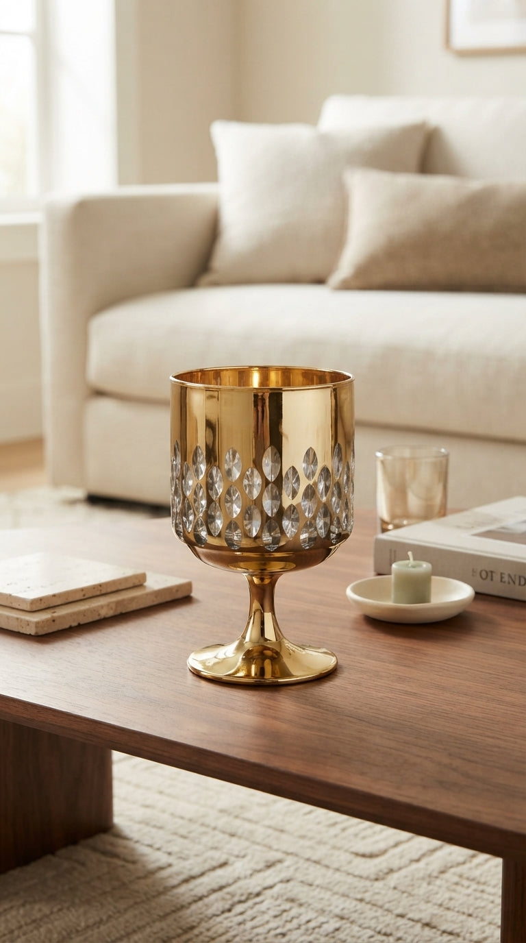 Eclat Nova Gold Kristal Kadeh 270 cc