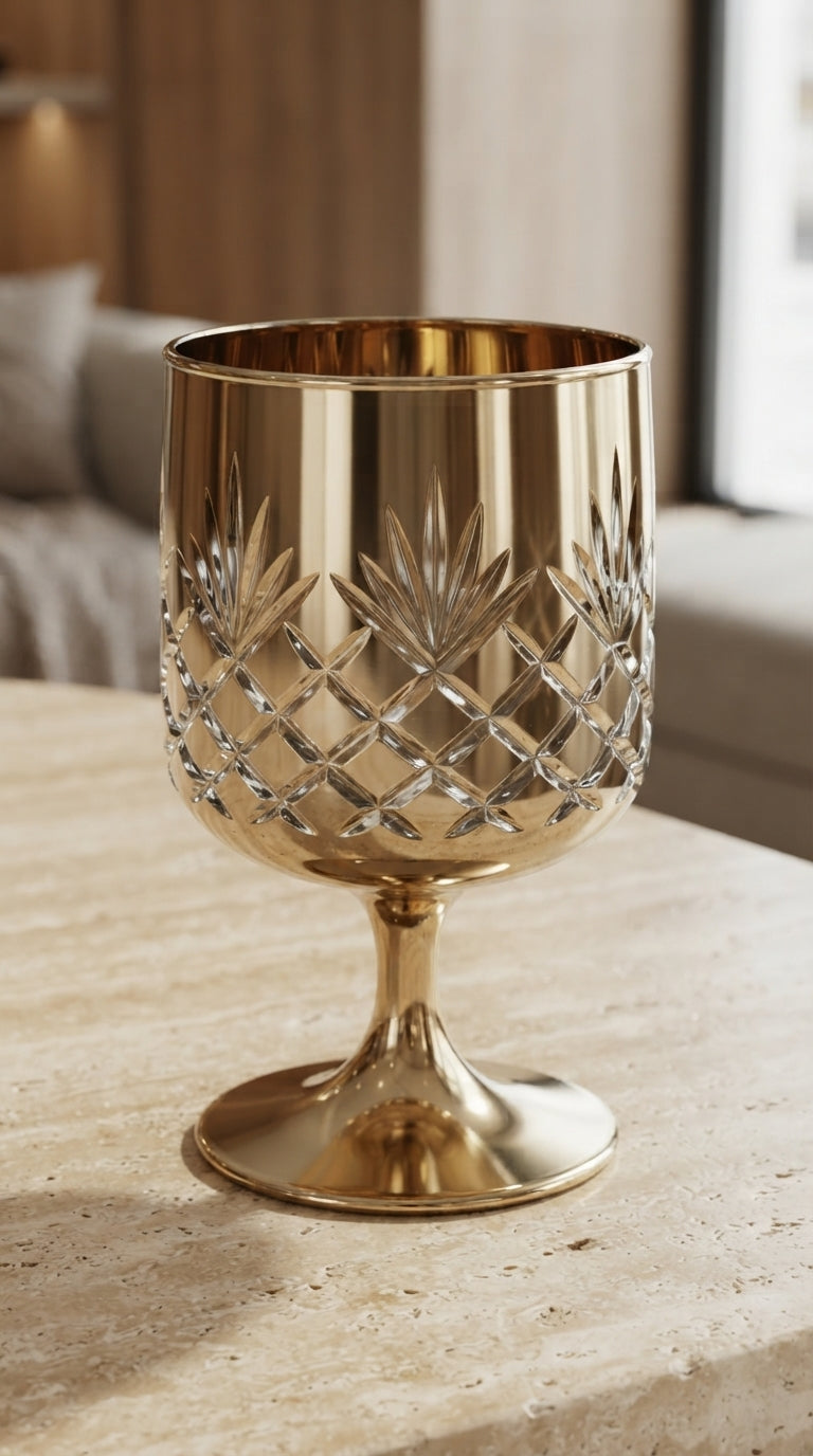 Eclat Arc Gold Kristal Kadeh 270 cc