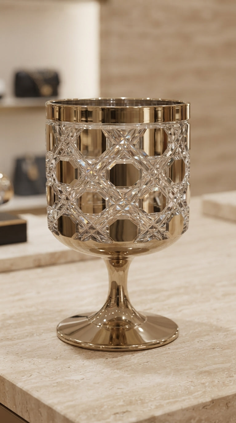Eclat Halo Gold Kristal Kadeh 270 cc