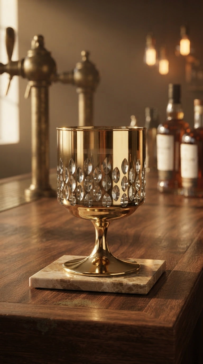 Eclat Nova Gold Kristal Kadeh 270 cc