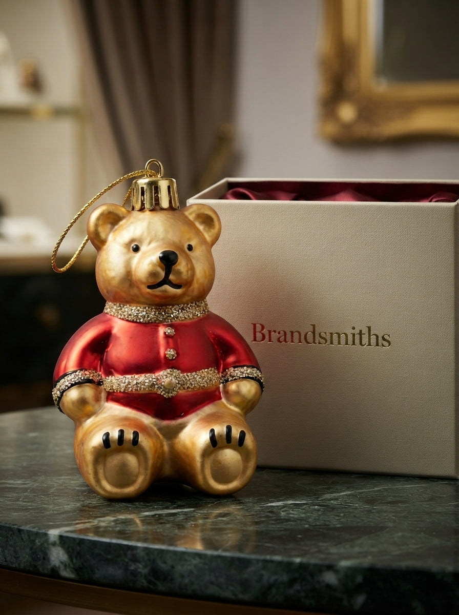 Golden Bear Noel Yılbaşı Ağaç Süsü - 10 CM
