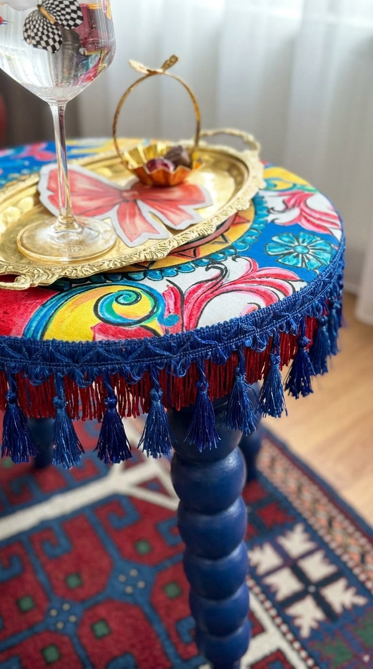 طاولة قهوة كبيرة Solea Clover Azure