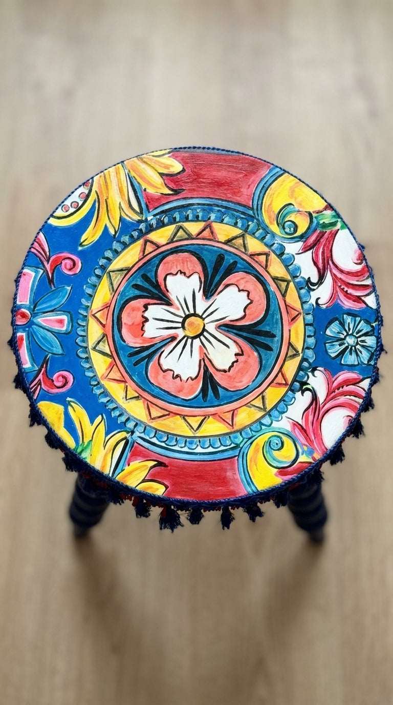 Solea Clover Azure طاولة جانبية صغيرة
