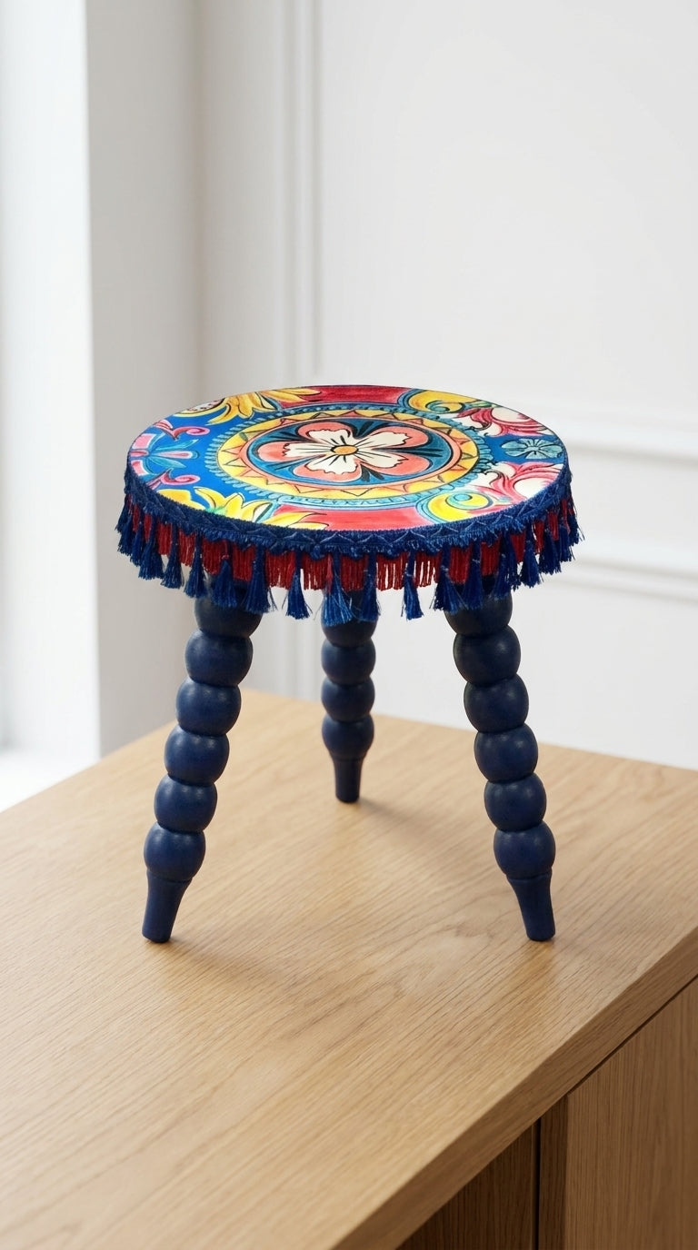 Solea Clover Azure طاولة جانبية صغيرة