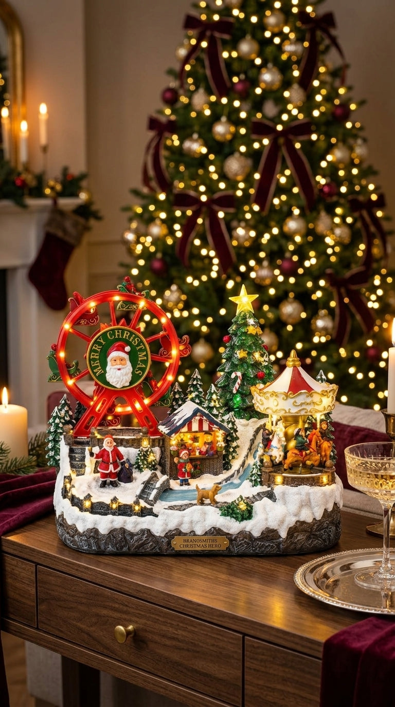 Christmas Wonderland Işıklı, Müzikli &Hareketli Yılbaşı Lunaparkı