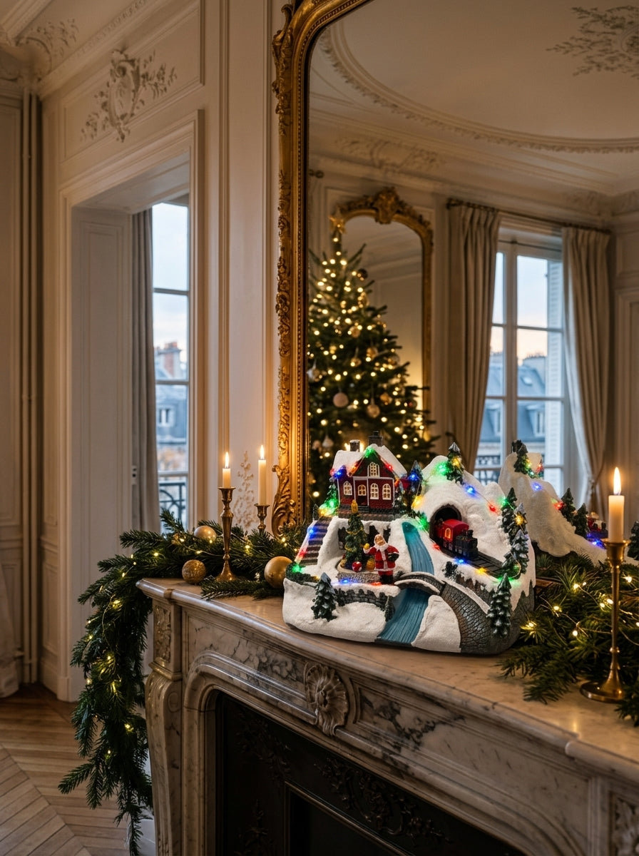 Büyülü Noel Ekspresi | Işıklı Müzikli Hareketli Yılbaşı Köyü