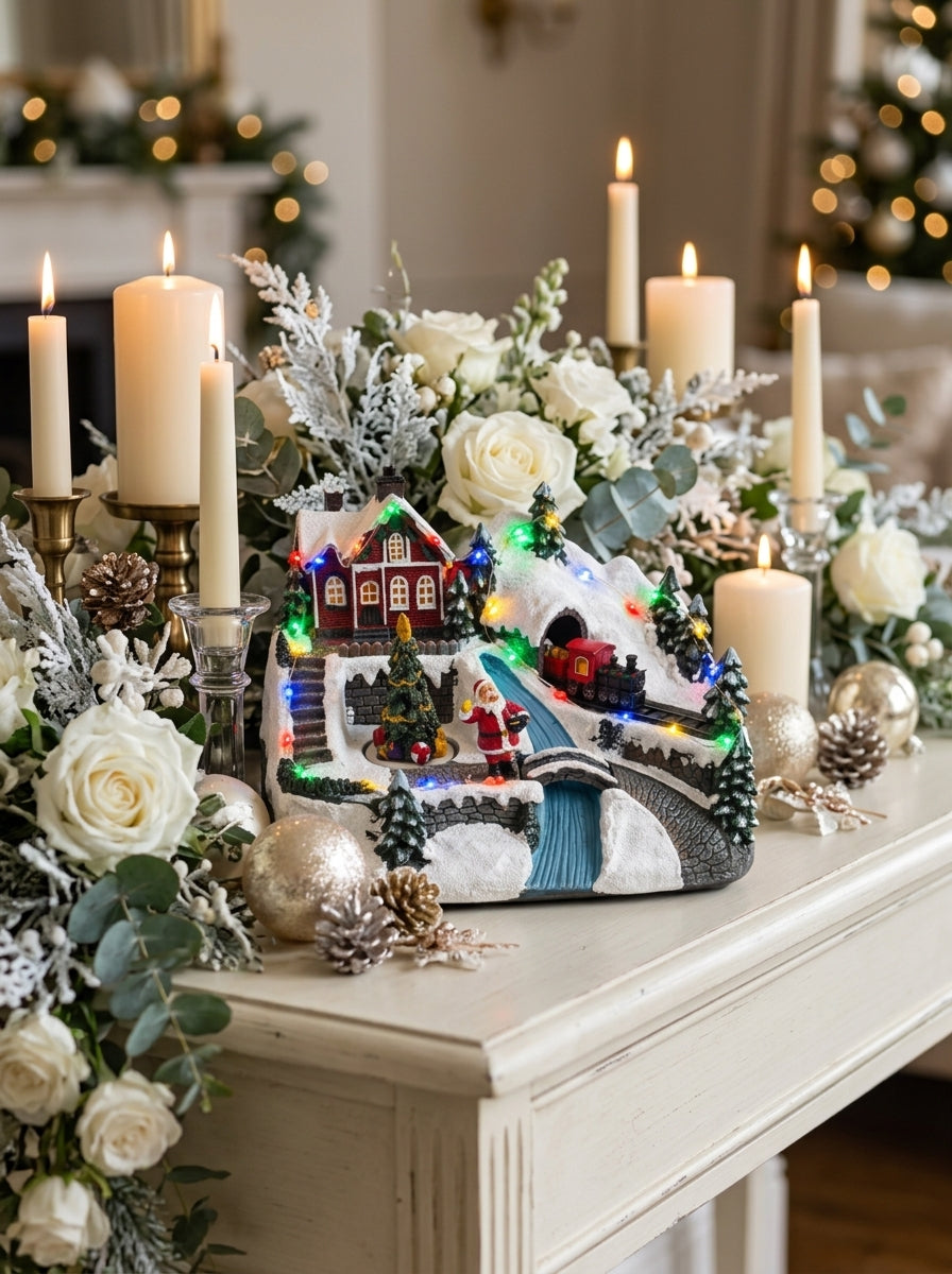 Büyülü Noel Ekspresi | Işıklı Müzikli Hareketli Yılbaşı Köyü