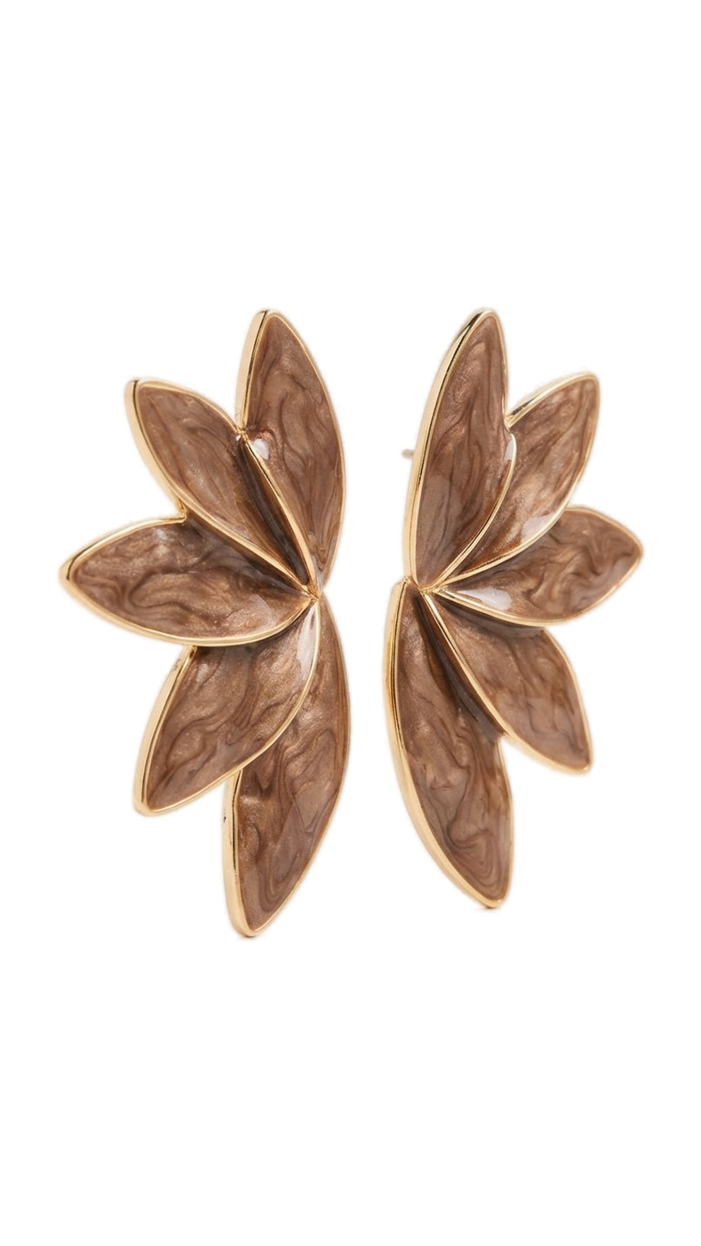 Mocha Wing Earrings