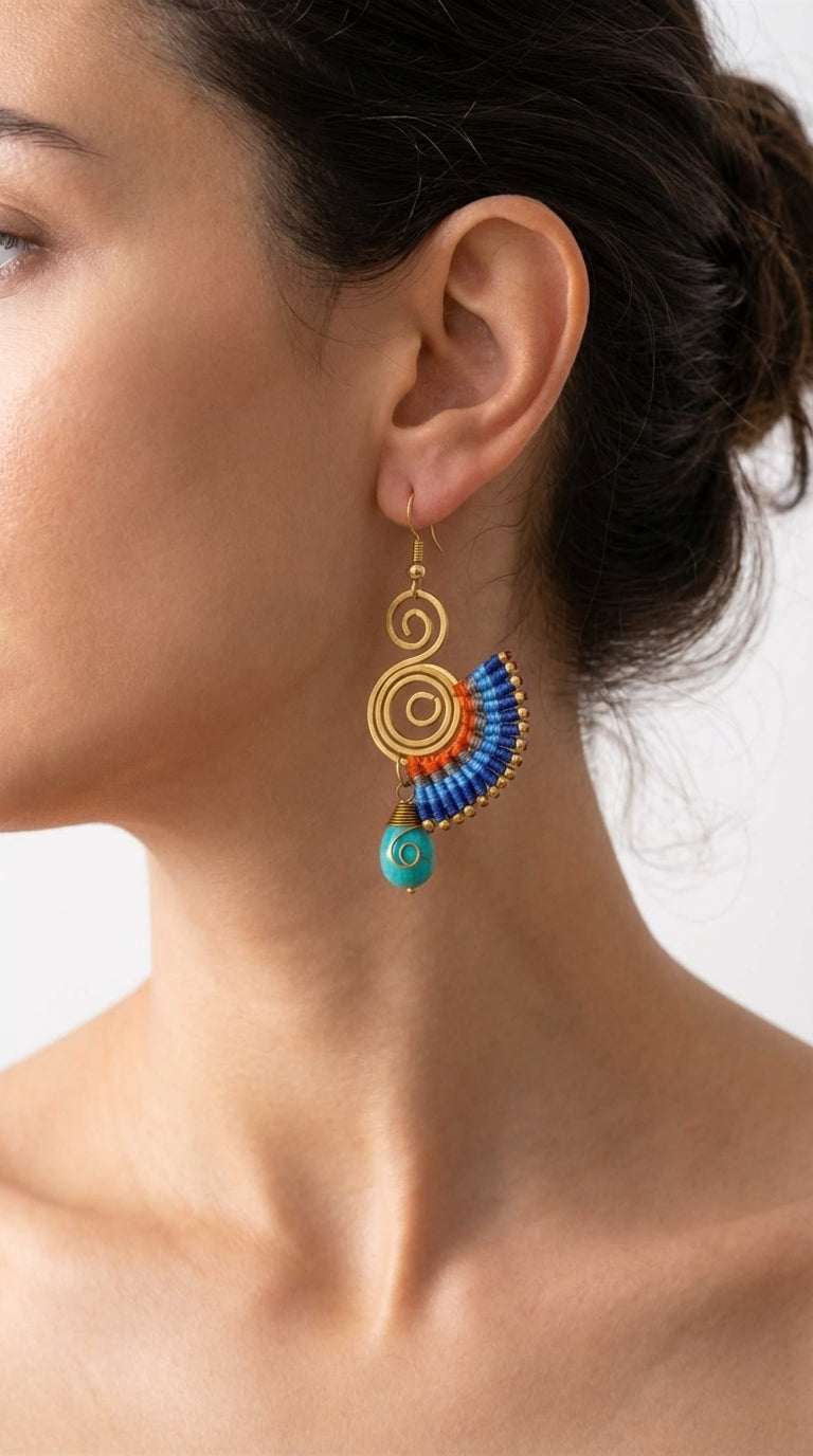 Nomad Arc Azure Küpe