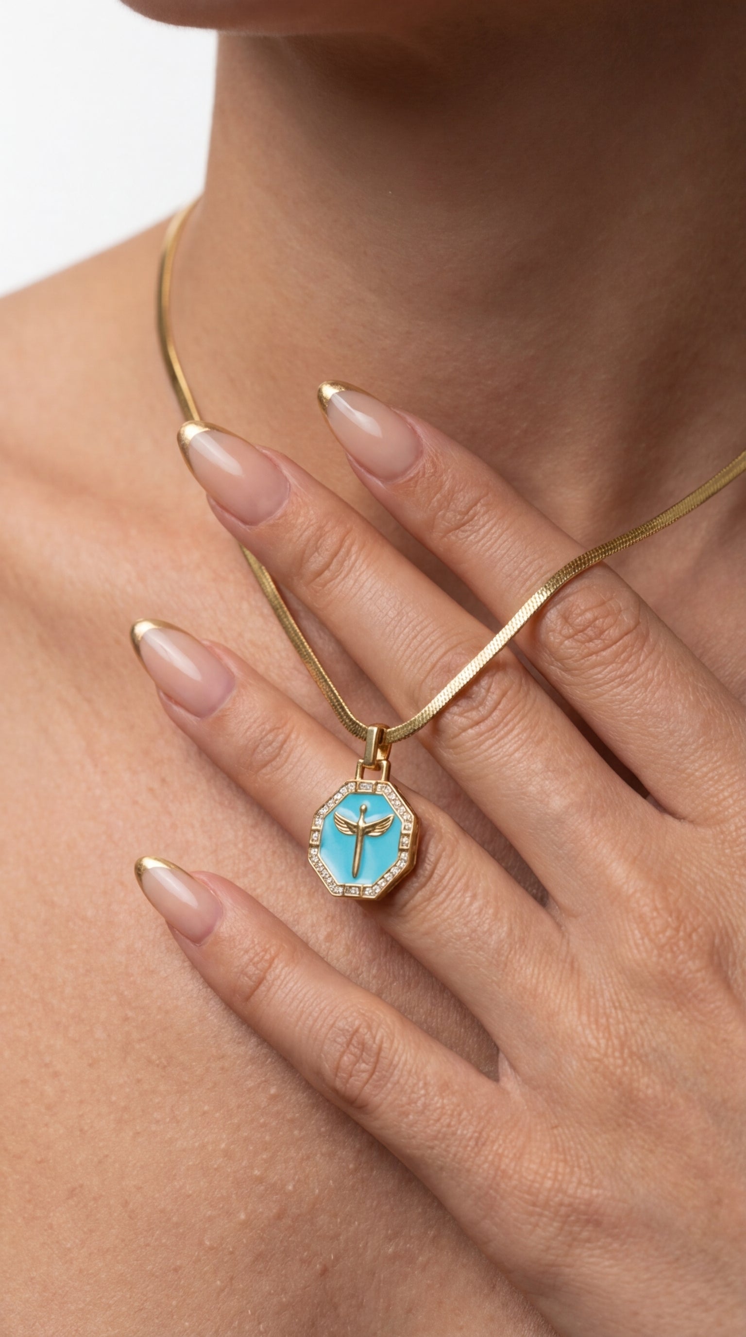 Dragonfly Turkuaz Kolye