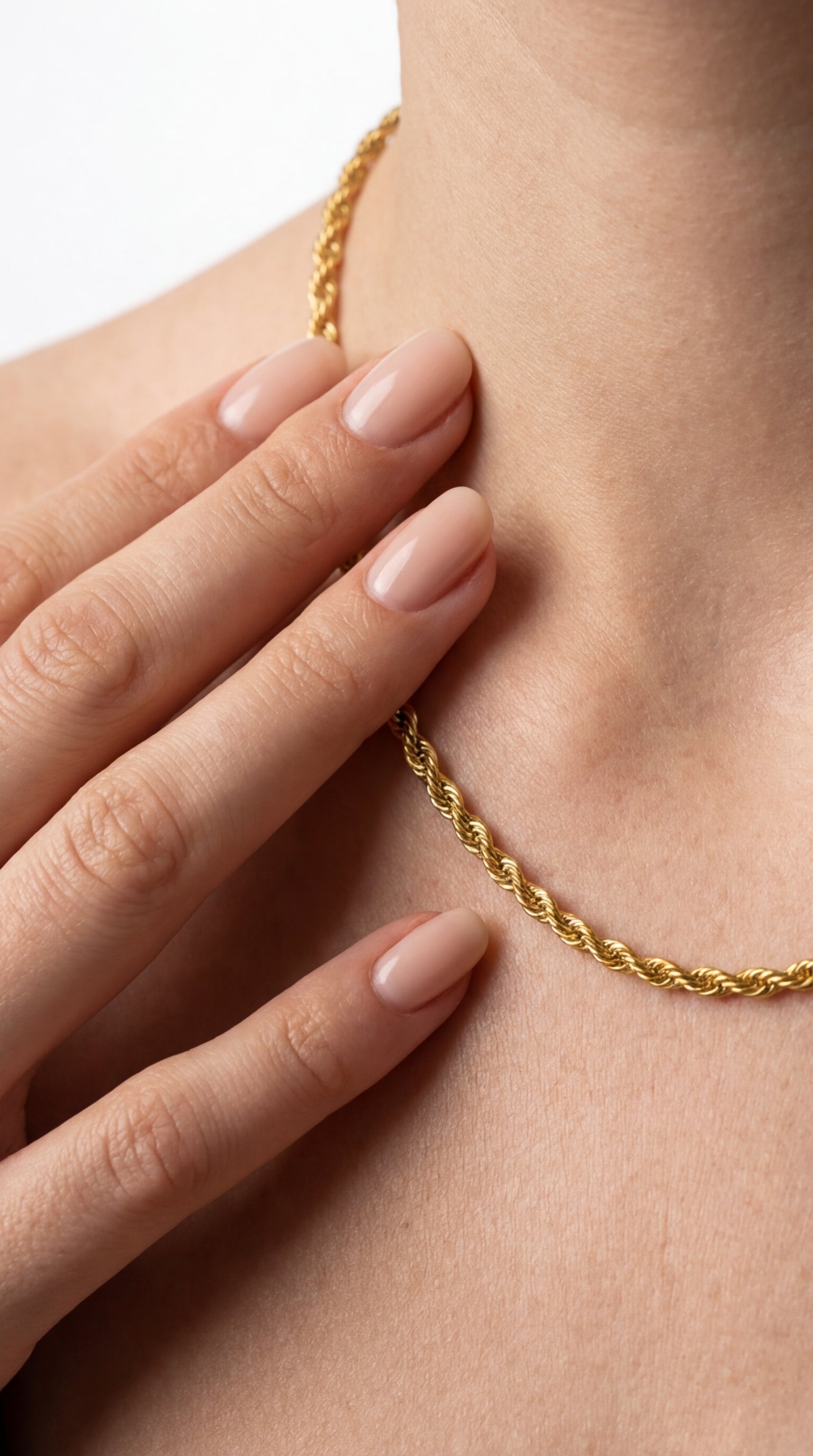 Long Aurea Twist Rope Kolye