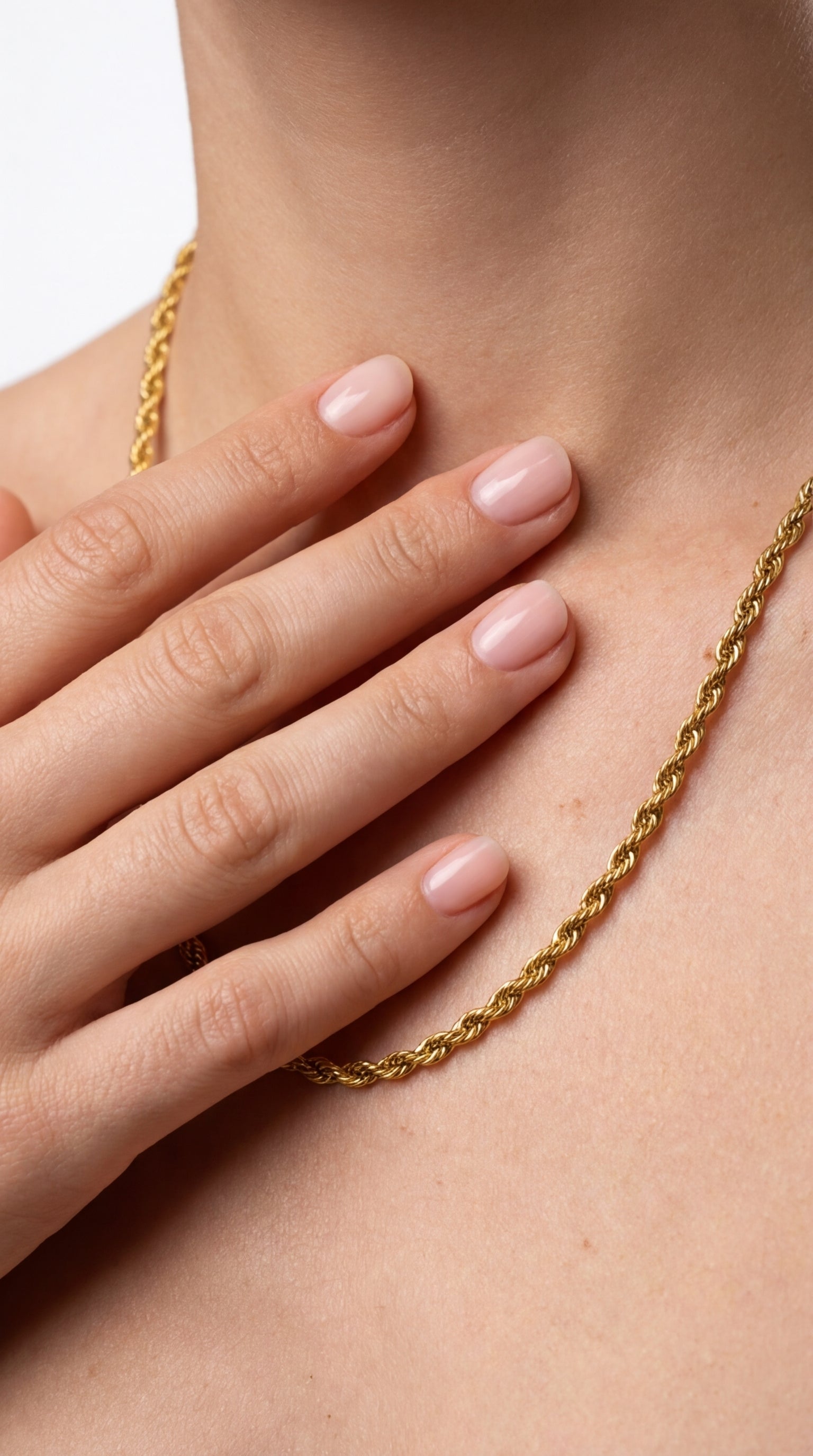 Long Aurea Twist Rope Kolye