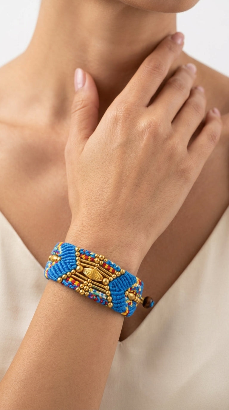 Nomad Relic Bracelet – Cobalt Blue