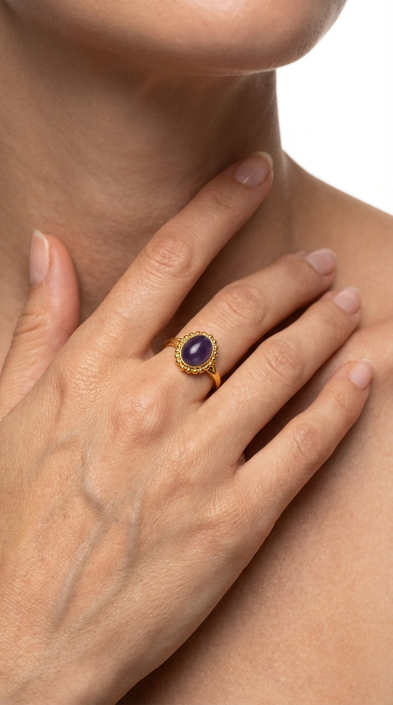 Nomad Amethyst Ring