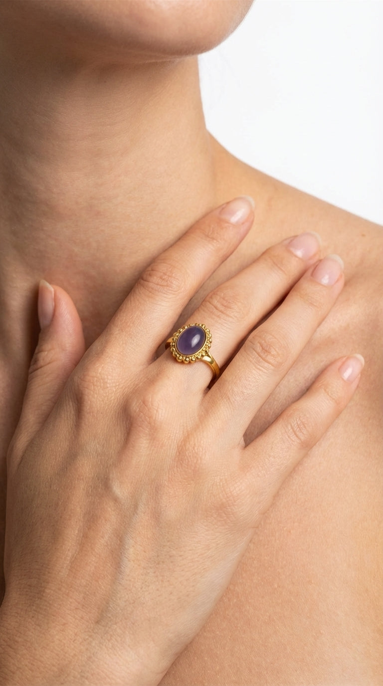 Nomad Amethyst Ring